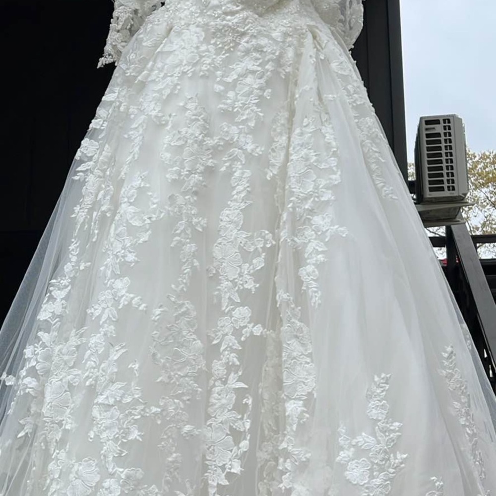 Plus size wedding dress